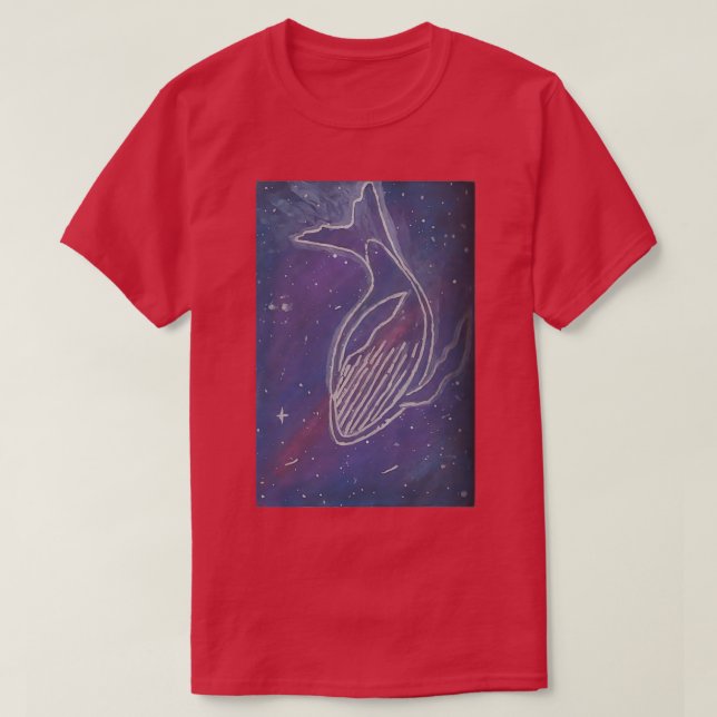 T-shirt Baleine spatiale 7 (Design devant)