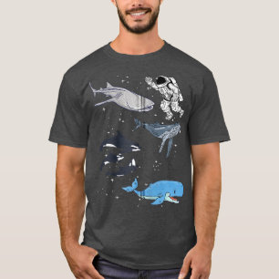 T-shirt Baleine spatiale Galay Requin Beluga Humpback Océa