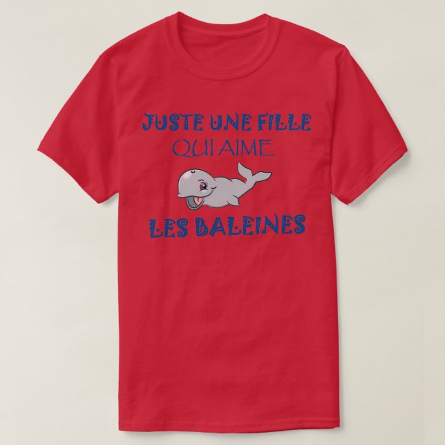 T-shirt Baleine t 1 (Design devant)