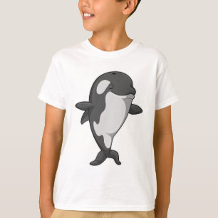 T-shirt Baleine tueuse au Yoga Fitness in Standing