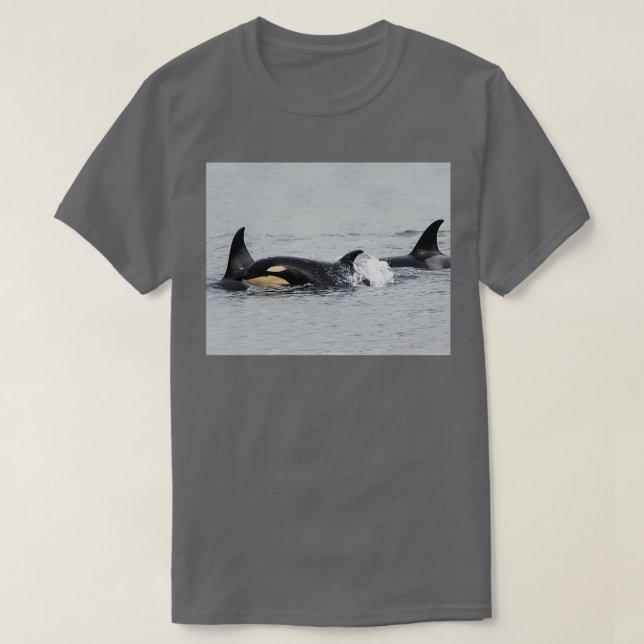 T-shirt Baleine tueuse nageant 3 (Design devant)