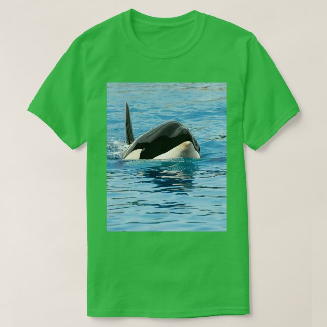 T-shirt Baleine tueuse nageant 5 (Design devant)