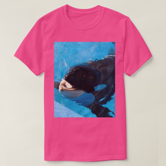 T-shirt Baleine tueuse nageant 6 (Design devant)