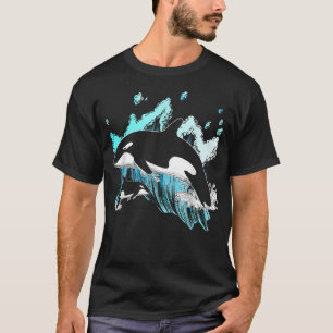 T-shirt Baleine tueuse Ocean Lover Idée cadeau Hommes Garç