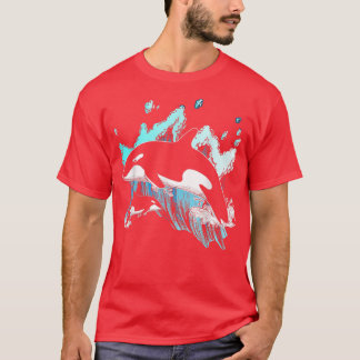 T-shirt Baleine tueuse Ocean Lover Idée cadeau Hommes Garç