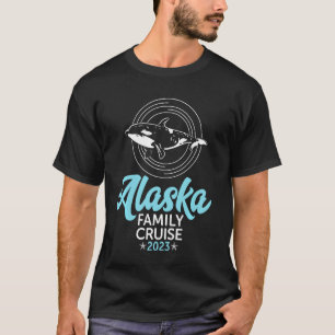 T-shirt Baleine tueuse Orcas Famille jumelée Alaska Cruise