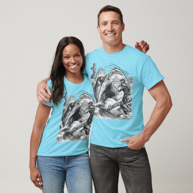T-shirt Baleine Un Bateau Une Bête (Unisexe)