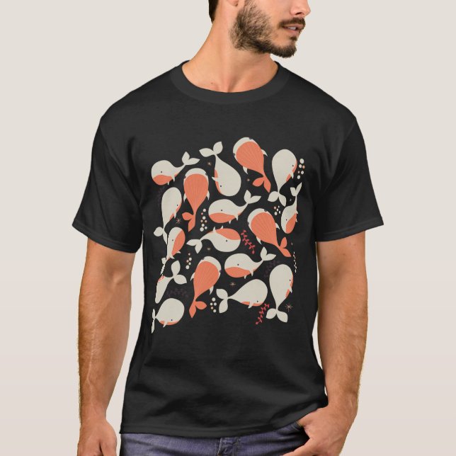 T-shirt Baleines 003 (Devant)