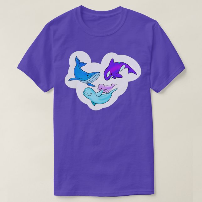 T-shirt Baleines 7 3 (Design devant)