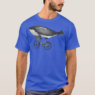 T-shirt Baleines à vélo