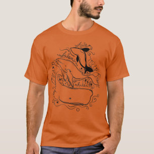 T-shirt Baleines Baleines illustration Oh baleines Orca ki
