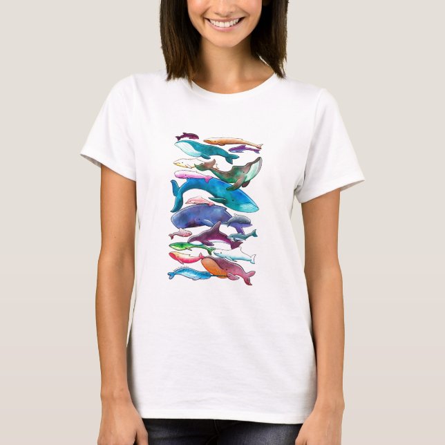 T-shirt Baleines, dauphins et marsouins (Devant)