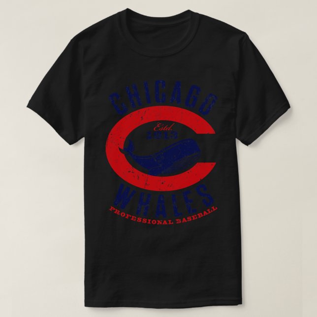 T-shirt Baleines de Chicago (Design devant)