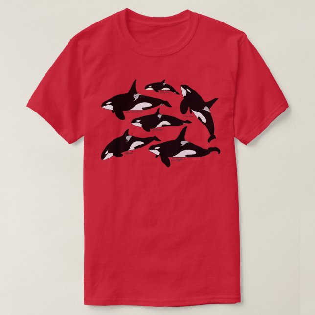 T-shirt Baleines du Sud (Design devant)