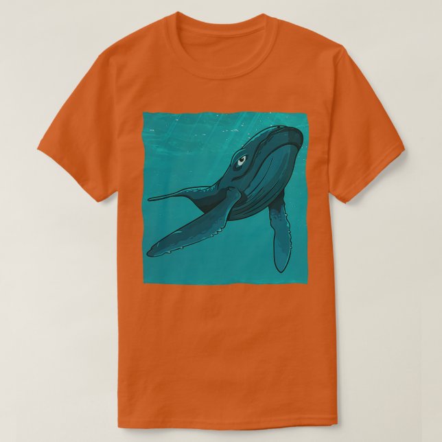 T-shirt Baleines mignonnes Mammifères de l'océan Baleines  (Design devant)