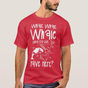 T-shirt Baleines Qu'avons-nous ici requins Biologiste mari