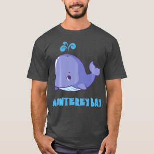 T-shirt baleines regarder MONTEREY BAY CALIFORNIA cadeau h