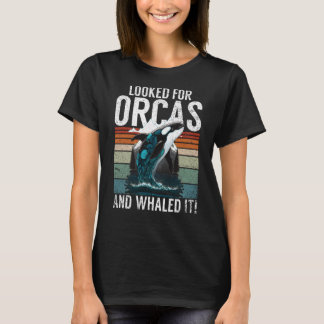 T-shirt Baleines Regardez Dolphin Pottwhal Dit Orca Whale