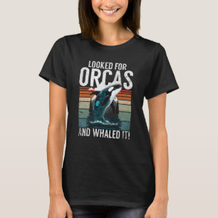 T-shirt Baleines Regardez Dolphin Pottwhal Dit Orca Whale