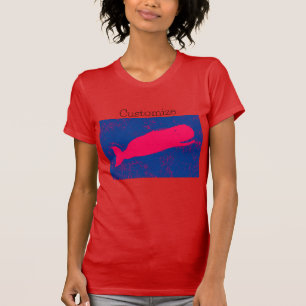 T-shirt Baleines rouges Thunder_Cove