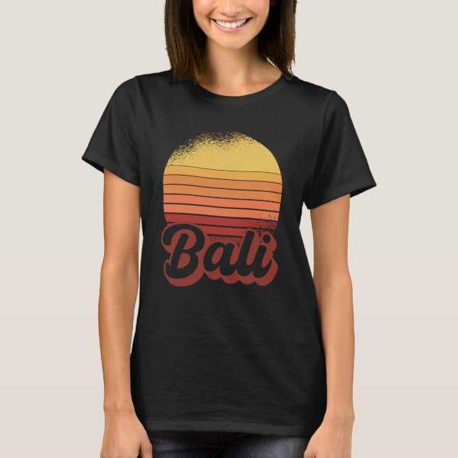 T-shirt Bali Indonesia Holiday Asia  1 (Devant)