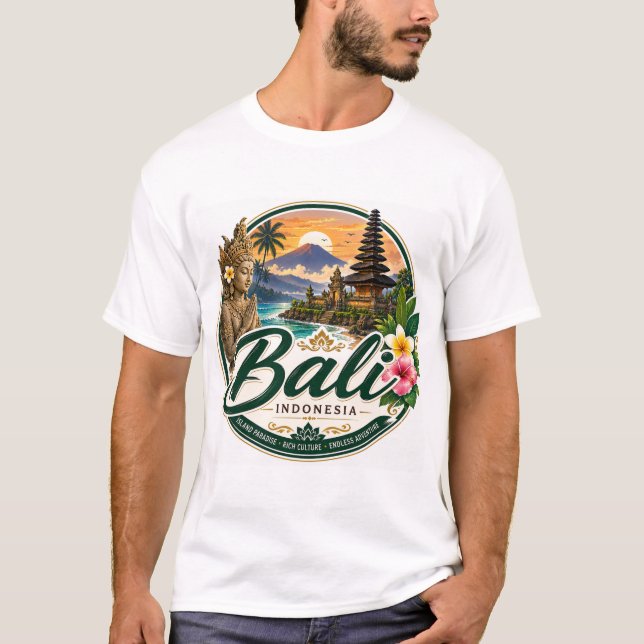T-shirt Bali, Indonésie  (Devant)