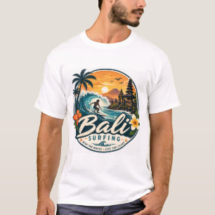 T-shirt Bali, Indonésie Surf