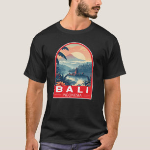 T-shirt Bali Indonésie Travel Art Vintage