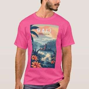 T-shirt Bali Indonésie Travel Art Vintage