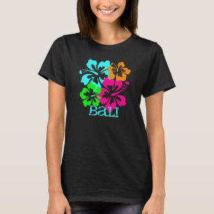 T-shirt Bali Island Beach Surf tropical Hibiscus Travel Oc