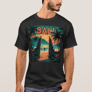 T-shirt Bali Island Summer - Sunset Beach Ocean Surfers