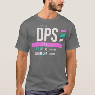 T-shirt Balise de bagages Bali DPS Airport Code 1