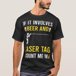 T-shirt Balise de bière et laser