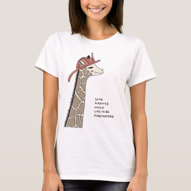 T-shirt baliverne de girafe (Devant)