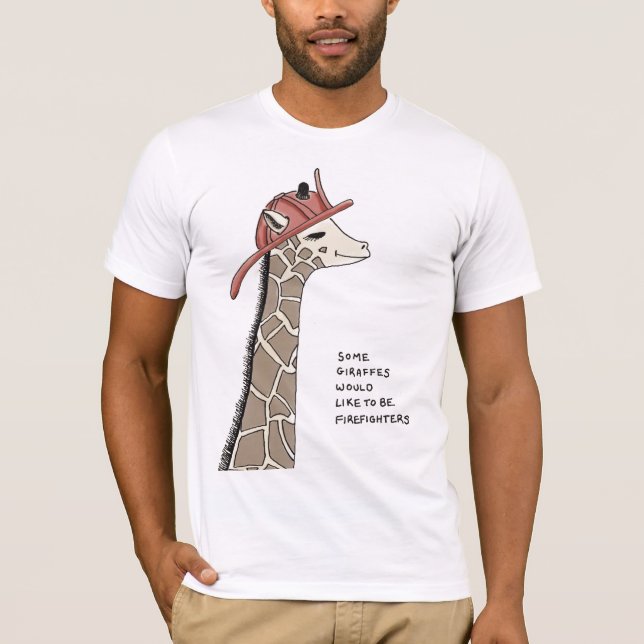 T-shirt baliverne de girafe (Devant)
