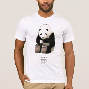 T-shirt baliverne de panda