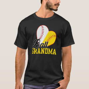 T-shirt Ball Grandma Softball Baseball Pour La Fête Des Mè