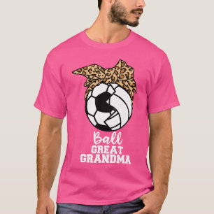 T-shirt Ball Great Grand Grand-mère Funny Soccer Volley-ba