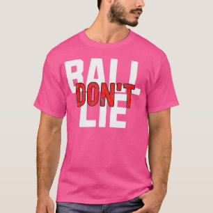 T-shirt Ball N'Aiment Pas Basketball Lecteur Basketball Fa