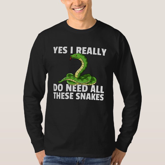 T-shirt Ball Python Snake  For Boa  Owner (Devant)