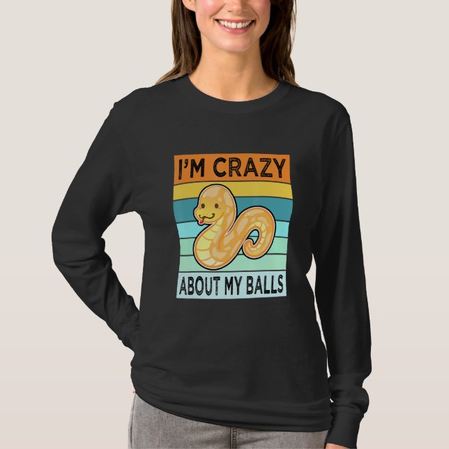T-shirt Ball Python Snake Maman Papa Pour Hommes Femmes En (Devant)