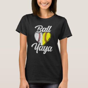 T-shirt Ball Yaya Baseball Softball Team Sports