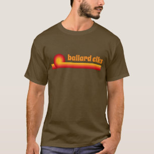 T-shirt Ballard Elks Retro Rainbow