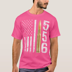 T-shirt Balle 5 Calibre 56Mm Ar15 À Cinq Six Gun Ammo