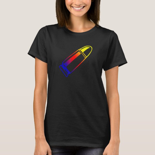 T-SHIRT BALLE ACP COLORÉE 45 (Devant)