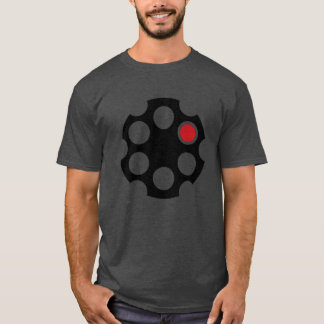 T-shirt Balle dans le revolver drôle