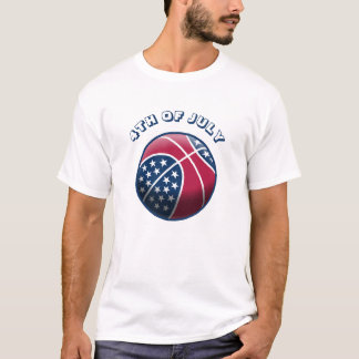 T-shirt Balle de basket-ball américain