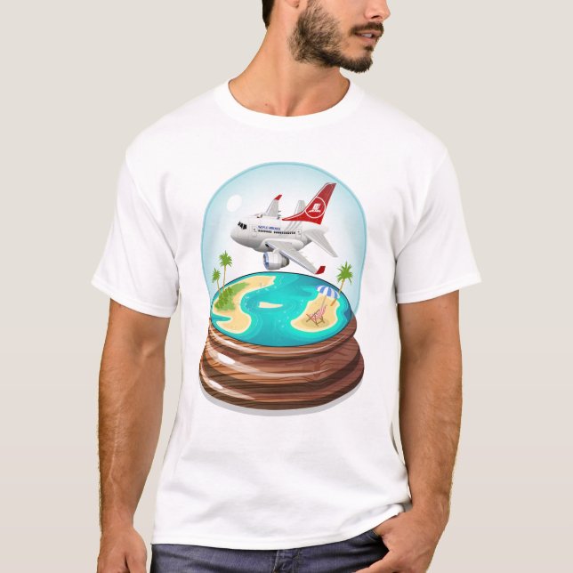 T-shirt Balle de cristal d'été (Devant)