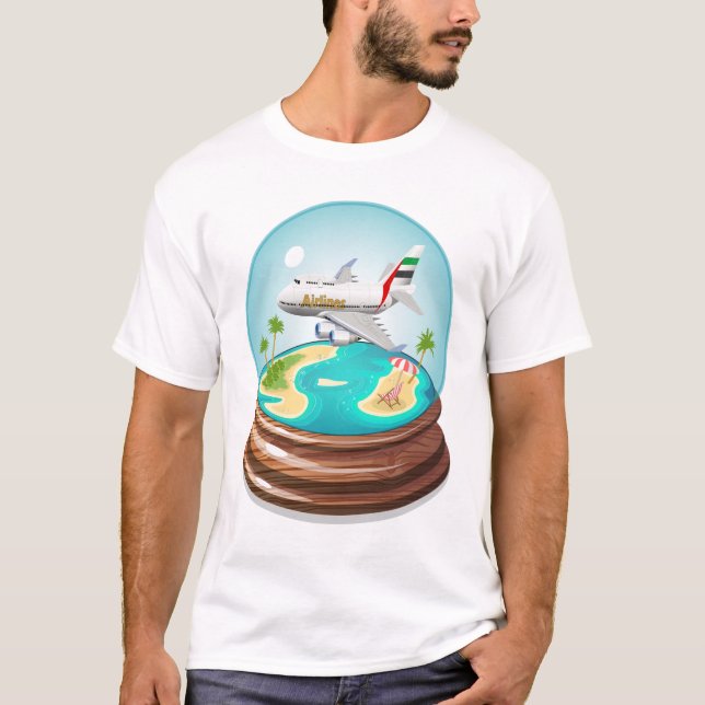 T-shirt Balle de cristal d'été (Devant)