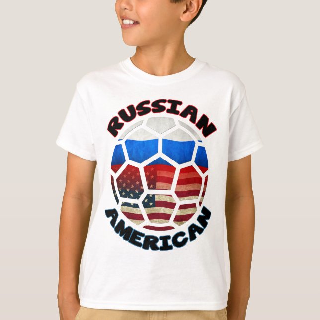 T-shirt Balle de football américain russe (Devant)